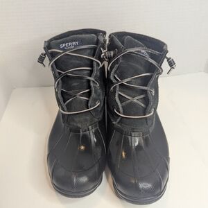 Sperry Women's Black Duck Boots